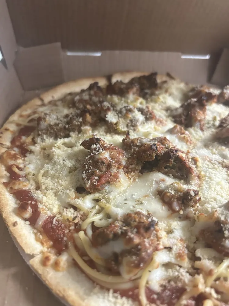 Marks Meatball Pizza